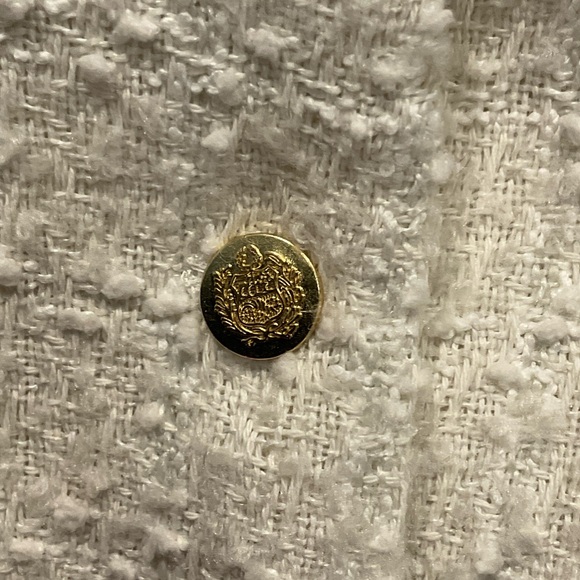 Mark Edwards Studio Tweed Jacket size xs Elegant Cream Blazer - Picture 2 of 7